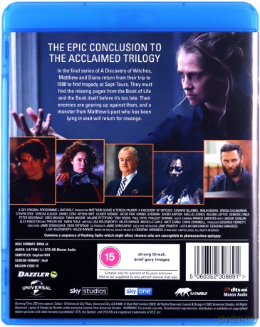 A Discovery of Witches Season 3 (Księga czarownic) [Blu-Ray]