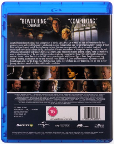 A Discovery of Witches Seasons 1-3 (Księga czarownic) [7xBlu-Ray]
