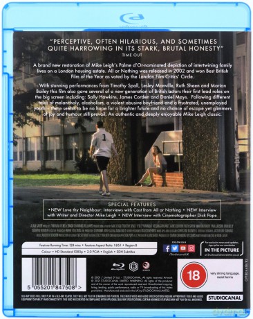 All Or Nothing (Wszystko albo nic) [Blu-Ray]