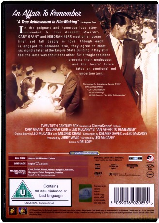 Niezapomniany romans [DVD]