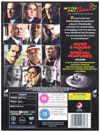 Better Call Saul Seasons 1-6 (Zadzwoń do Saula) [DVD]