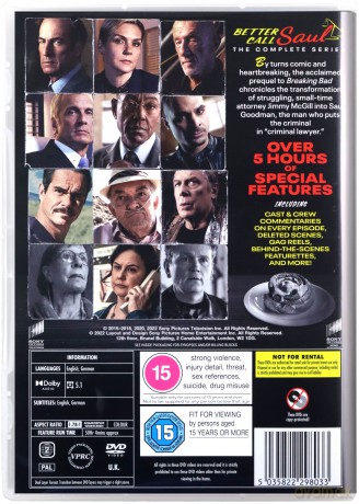 Better Call Saul Seasons 1-6 (Zadzwoń do Saula) [DVD]