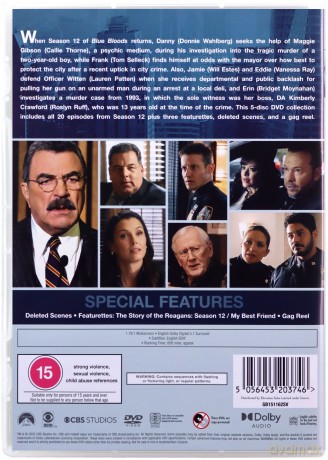 Blue Bloods Season 12 (Zaprzysiężeni) [DVD]