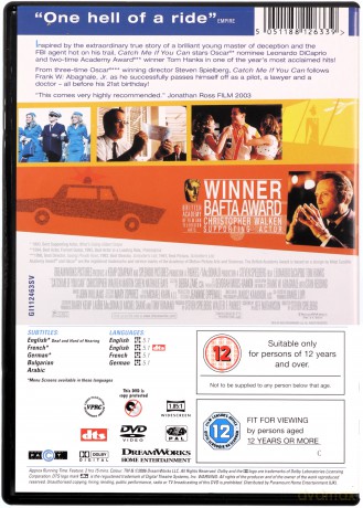 Catch Me If You Can (Złap mnie, jeśli potrafisz) [DVD]
