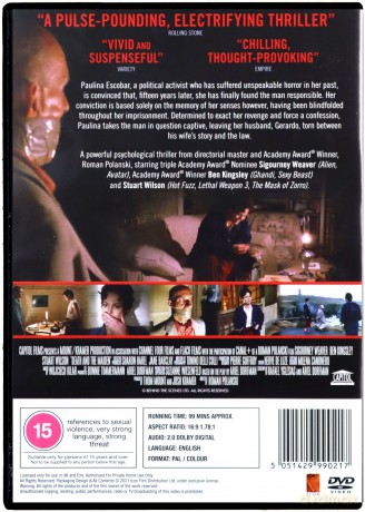 Death and The Maiden (Śmierć i dziewczyna) [DVD]
