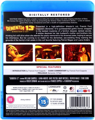 Dementia 13 (Obłęd) [Blu-Ray]