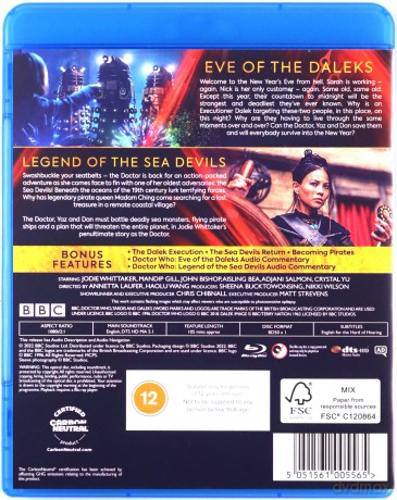Doctor Who Season 13 - The Specials - Eve Of The Daleks / Legend Of The Sea Devils (Doktor Who) [Blu-Ray]