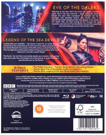 Doctor Who Season 13 - The Specials - Eve Of The Daleks / Legend Of The Sea Devils (Doktor Who) [Blu-Ray]