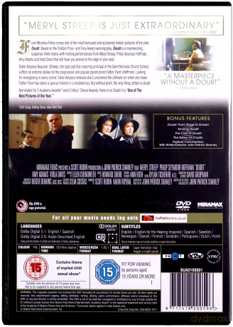 Doubt (Wątpliwość) [DVD]