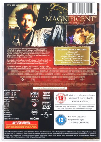 Elizabeth - The Golden Age (Elizabeth: Złoty wiek) [DVD]