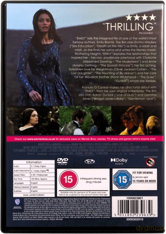 Emily (Amerykanski romans Emily) [DVD]