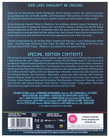 Flatliners (Linia życia) [Blu-Ray]