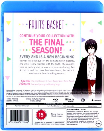 Fruits Basket Season 3 (Fruits Basket) [2xBlu-Ray]