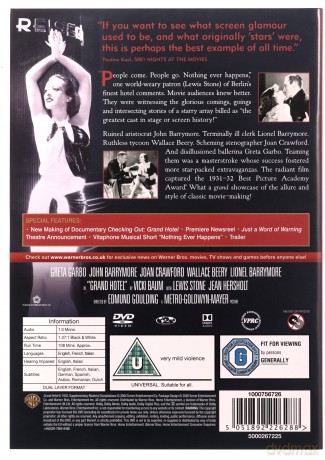 Grand Hotel (Ludzie w hotelu) [DVD]