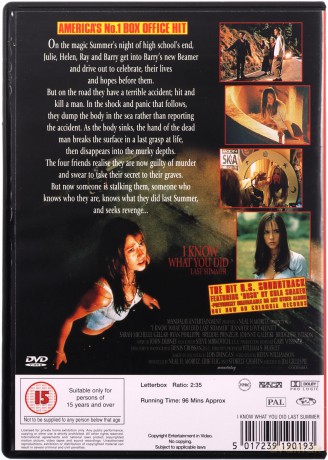 I Know What You Did Last Summer (Koszmar minionego lata) [DVD]
