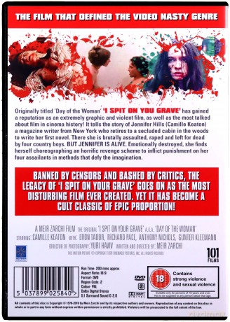 I Spit On Your Grave (Bez litości) [DVD]