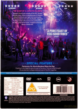 In The Heights (In the Heights: Wzgórza marzeń) [DVD]
