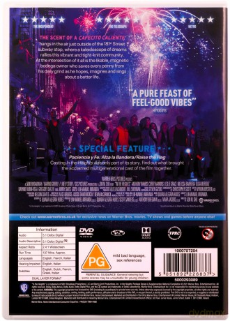 In The Heights (In the Heights: Wzgórza marzeń) [DVD]