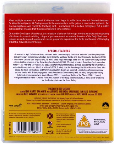 Invasion of the Body Snatchers (Inwazja porywaczy ciał) [Blu-Ray]