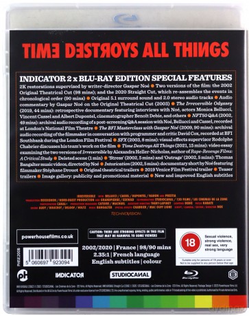 Irreversible (Nieodwracalne) [Blu-Ray]