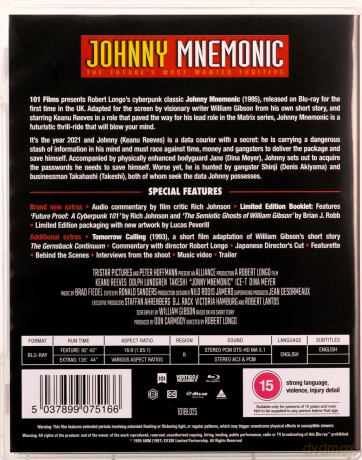 Johnny Mnemonic (Limited) [Blu-Ray]