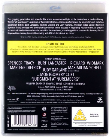 Judgment At Nuremberg (Wyrok w Norymberdze) [Blu-Ray]
