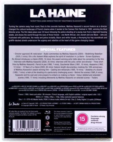 La Haine (Nienawiść) [Blu-Ray]