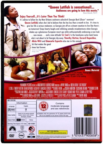 Last Holiday (Ostatnie wakacje) [DVD]