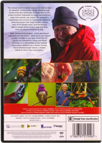 Life in Colour with David Attenborough (David Attenborough: Życie w kolorze) [DVD]