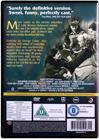 Little Women (1933) (Małe kobietki) [DVD]