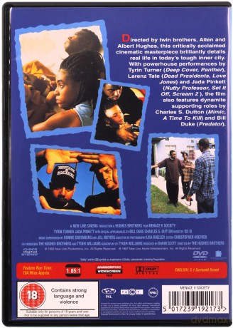 Menace II Society (Zagrożenie dla społeczeństwa) [DVD]