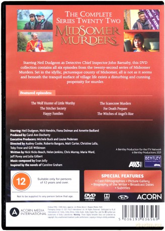Midsomer Murders Season 22 (Morderstwa w Midsomer) [DVD]