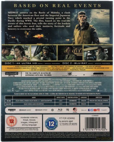 Midway (Midway) [Blu-Ray 4K]+[Blu-Ray]