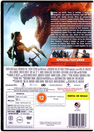 Monster Hunter (Łowca potworów) [DVD]