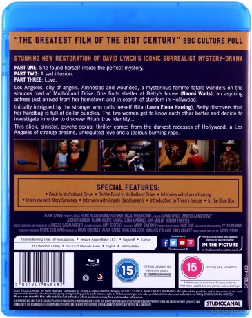 Mulholland Drive (Mulholland Drive) [Blu-Ray]