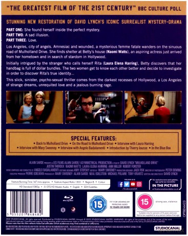 Mulholland Drive (Mulholland Drive) [Blu-Ray]
