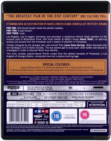 Mulholland Drive [Blu-Ray 4K]+[Blu-Ray]