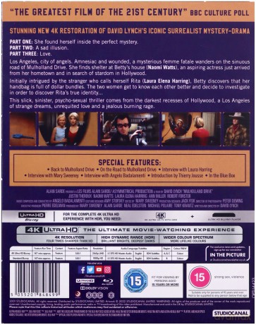 Mulholland Drive [Blu-Ray 4K]+[Blu-Ray]
