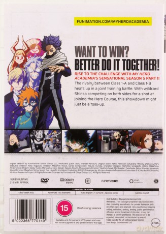 My Hero Academia Season 5 Part 1 [2DVD]