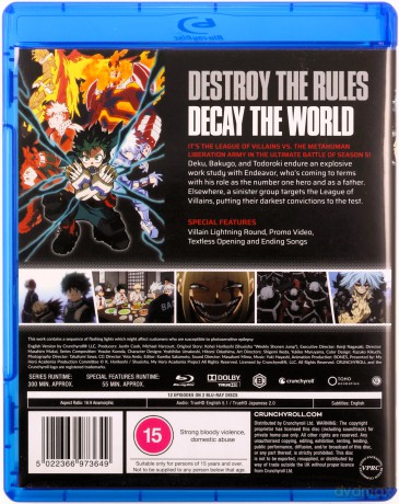 My Hero Academia Season 5 Part 2 [2xBlu-Ray]