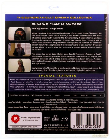 Nothing Underneath [Blu-Ray]