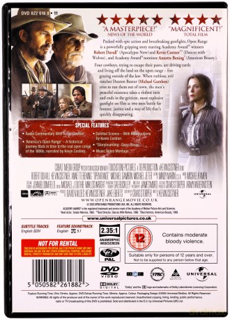 Open Range (Bezprawie) [DVD]