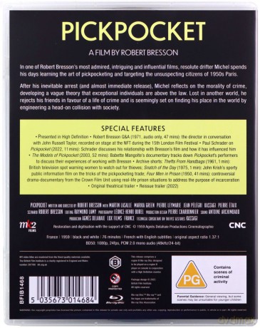Pickpocket (Kieszonkowiec z South Street) [Blu-Ray]