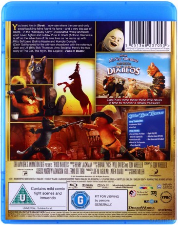Puss In Boots (Kot w butach) [Blu-Ray]