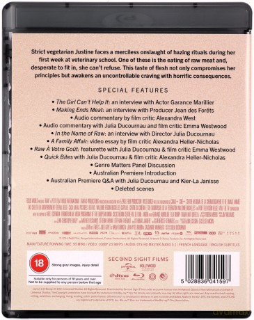 Raw (Mięso) [Blu-Ray]