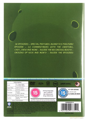 Rick And Morty Season 3 (Rick i Morty) [2DVD]