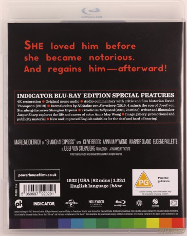 Shanghai Express (Niespodzianka z Szanghaju) [Blu-Ray]