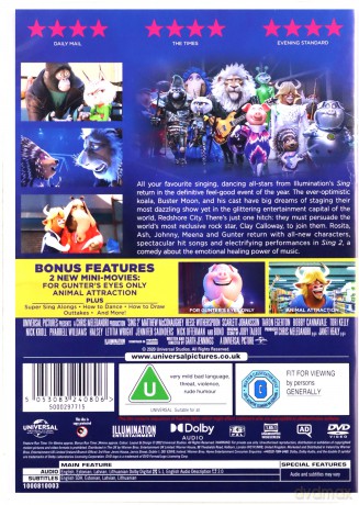 Sing 2 (Sing 2) [DVD]