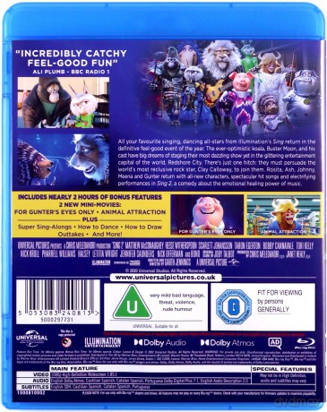 Sing 2 (Sing 2) [Blu-Ray]
