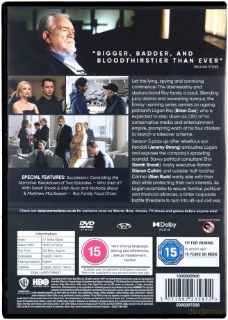 Succession Season 3 [DVD]